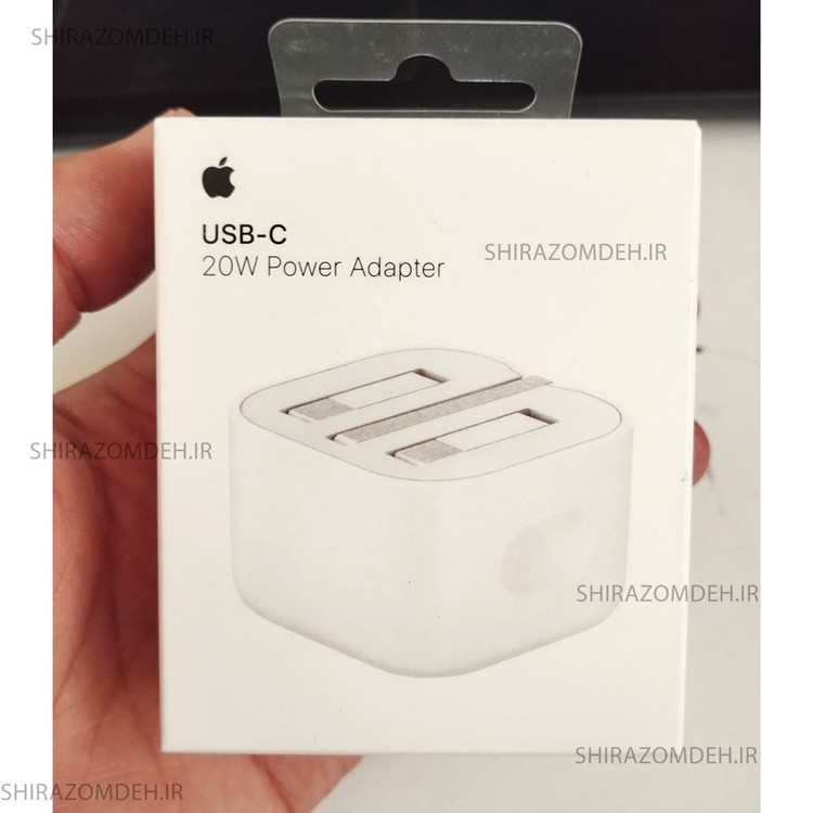 شارژر 20 وات اپل (اورجینال اپل استور) Apple 20W 3pin USB-C Power Adapter