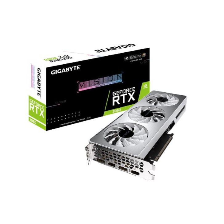 کارت گرافیک گیگابایت مدل GeForce RTX™ 3060 VISION OC 12G