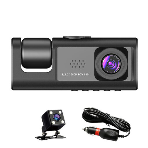 دوربین 3 لنزه خودرو وایفای دار مدل2024 BLACK BOX WIFI مدل C309