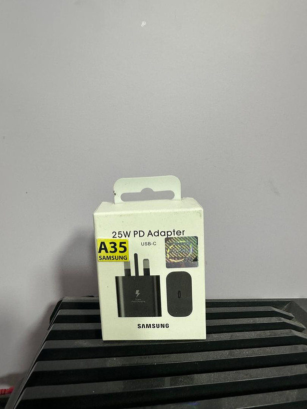آداپتور (کلگی شارژر) سه پین اصلی سامسونگ Galaxy A35 5G
